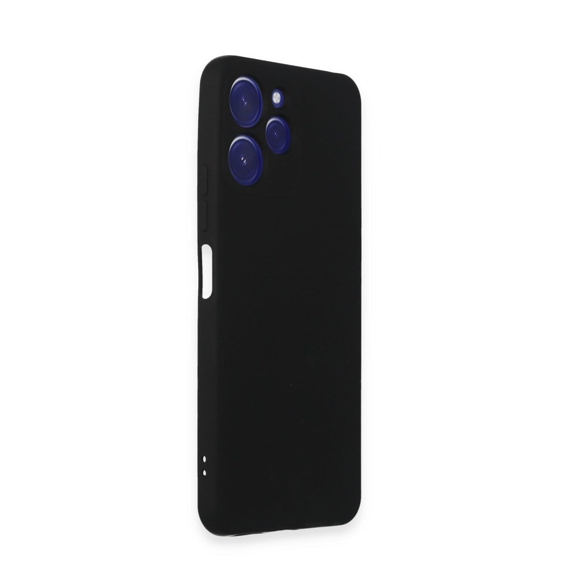Redmi 12 Kılıf Nano içi Kadife Silikon - Siyah