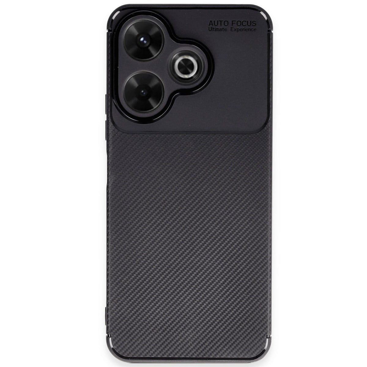 Redmi 13 4G Kılıf Auto Focus Karbon Kapak - Siyah
