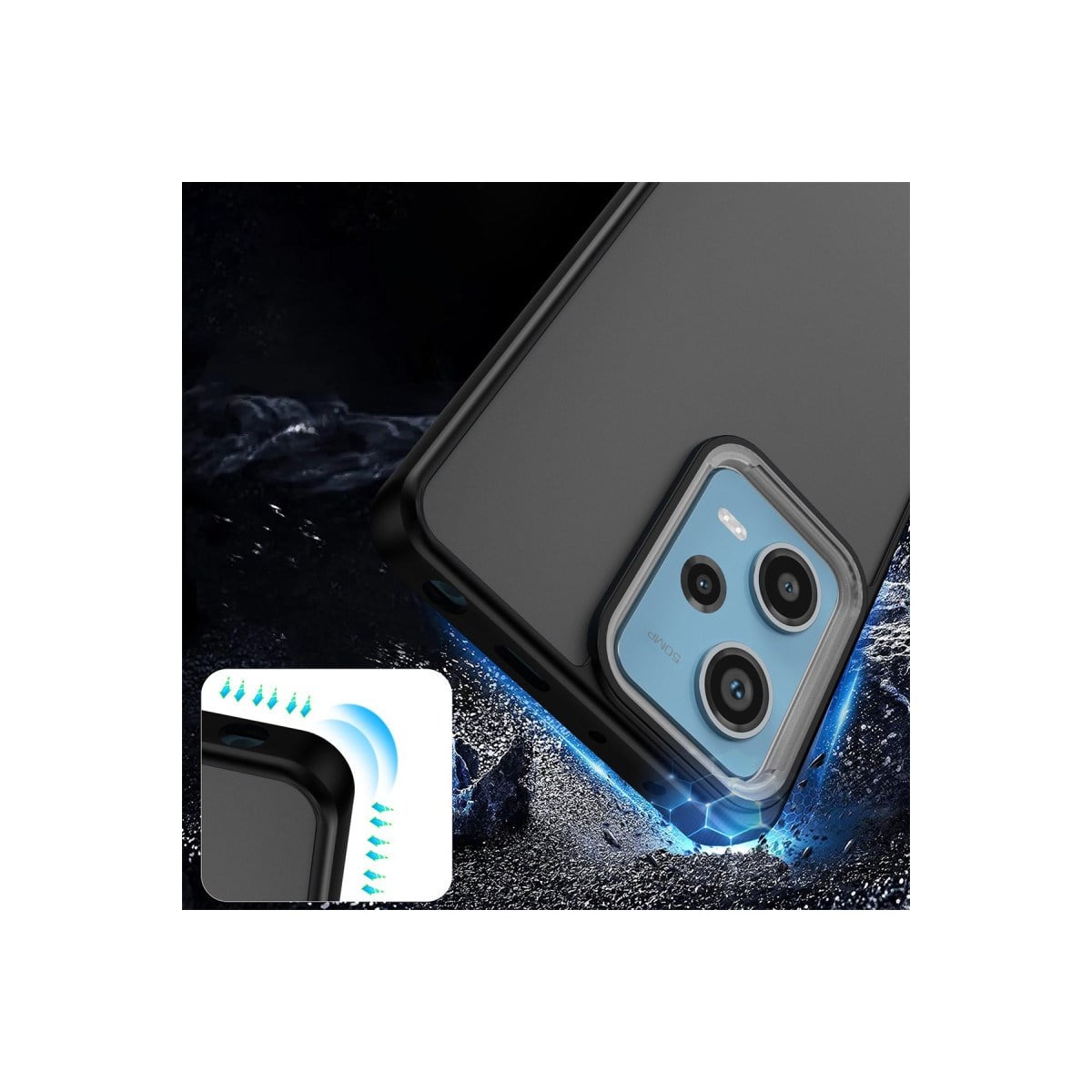 Redmi 13 4G Kılıf Elegant Kapak - Siyah