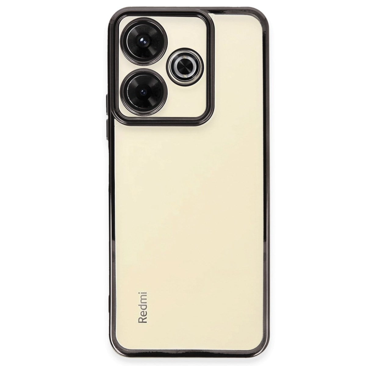 Redmi 13 4G Kılıf Razer Lensli Silikon - Siyah