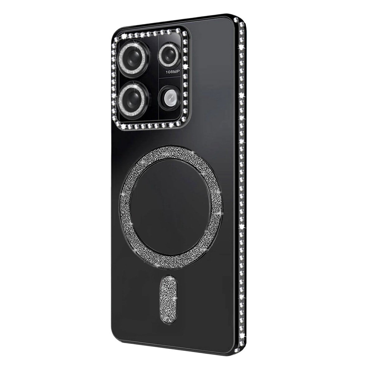 Redmi 13C Joke Simli Magneticsafe Kılıf - Siyah