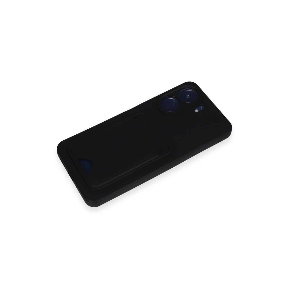 Redmi 13C Kılıf Kelvin Kartvizitli Silikon - Siyah