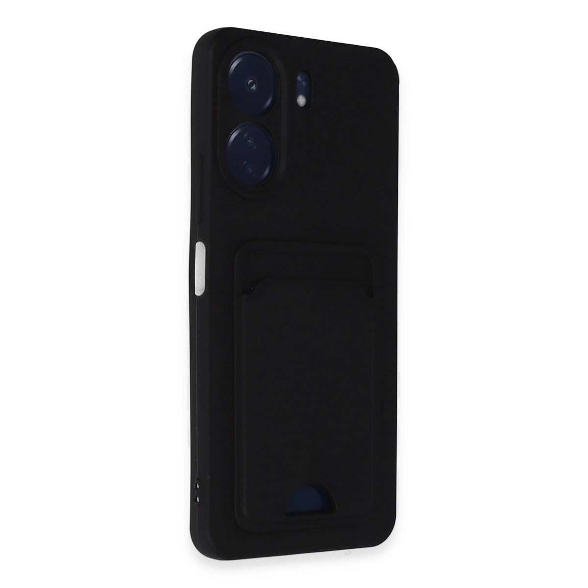 Redmi 13C Kılıf Kelvin Kartvizitli Silikon - Siyah