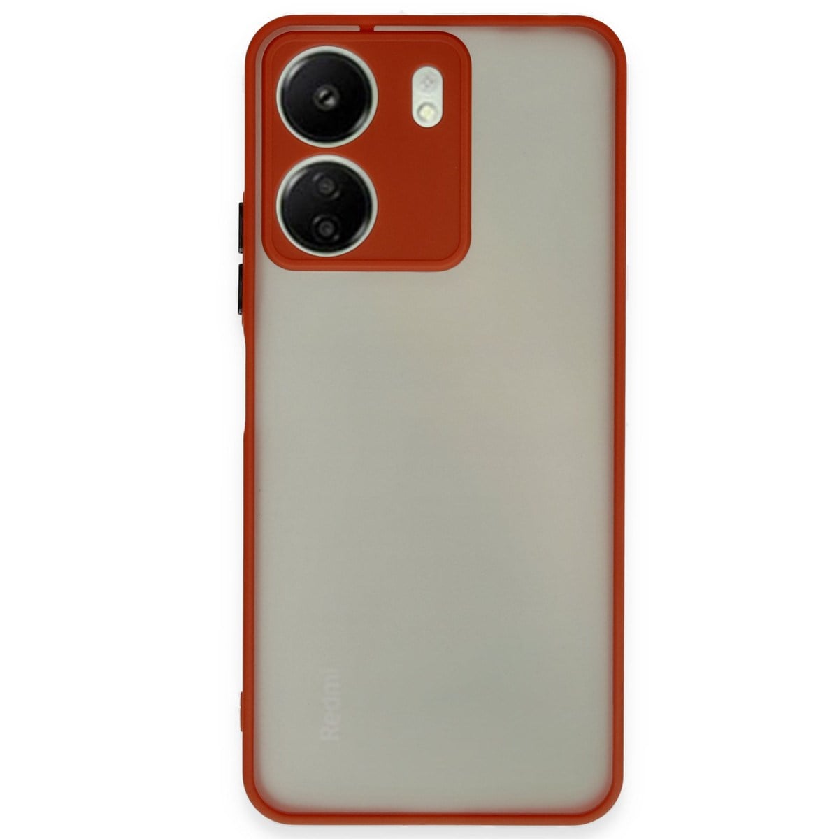 Redmi 13C Kılıf Montreal Silikon Kapak - Kırmızı