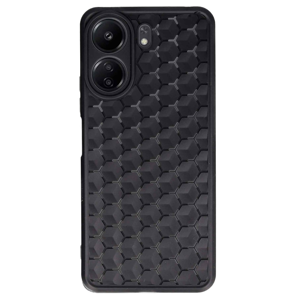 Redmi 13C Kılıf Petek Silikon Kapak - Siyah