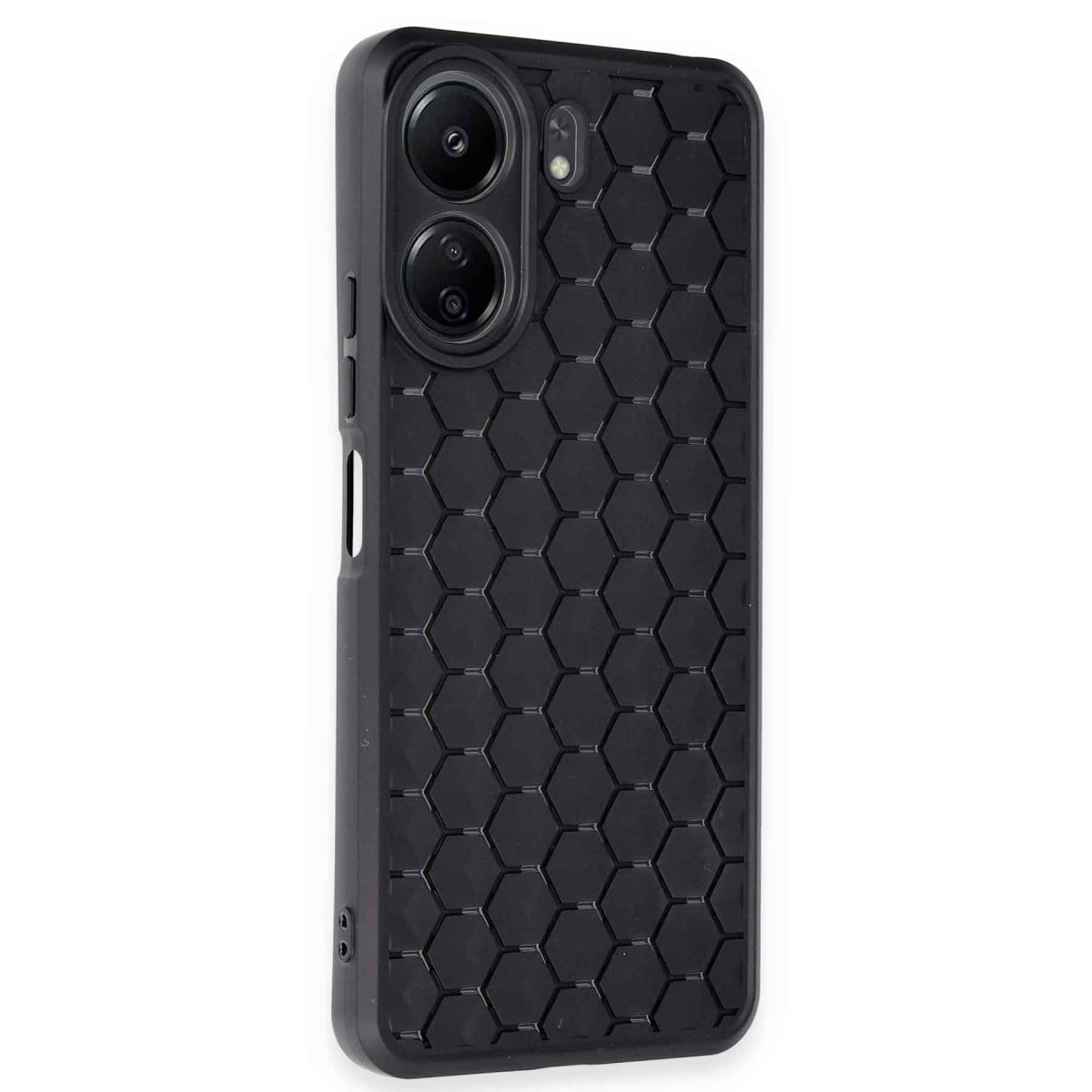 Redmi 13C Kılıf Petek Silikon Kapak - Siyah