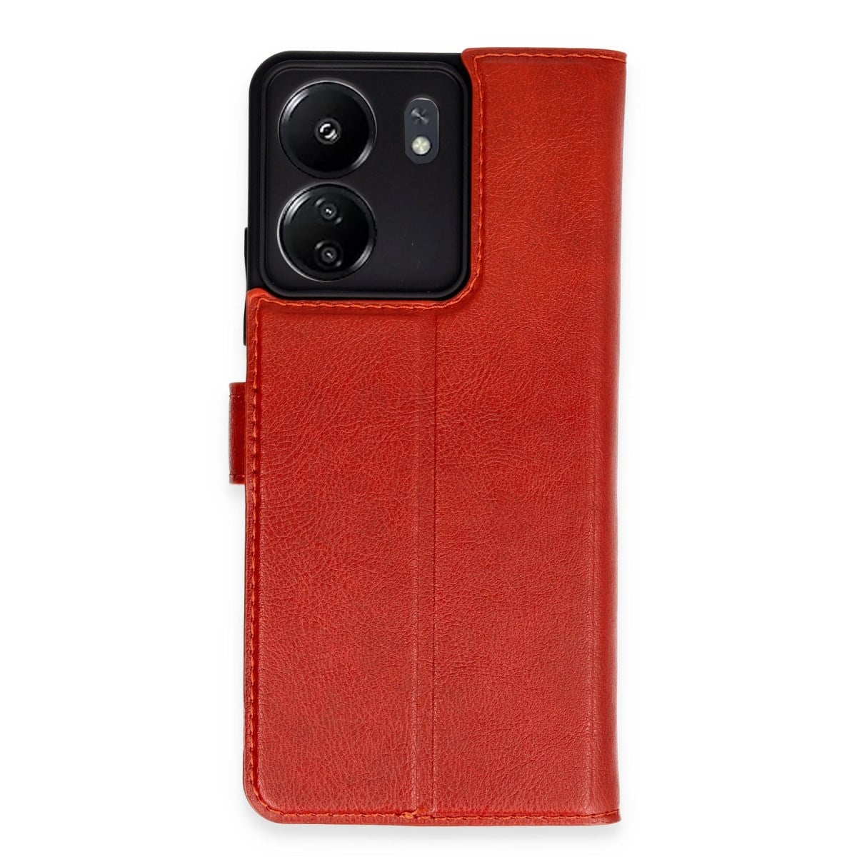 Redmi 13C Kılıf Trend S Plus Kapaklı Kılıf - Kırmızı
