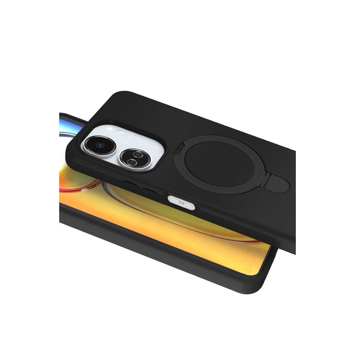 Redmi 13C Regal Magsafe Standlı Kapak - Siyah