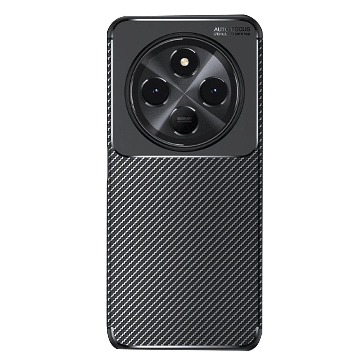 Redmi 14C Kılıf Auto Focus Karbon Kapak - Siyah