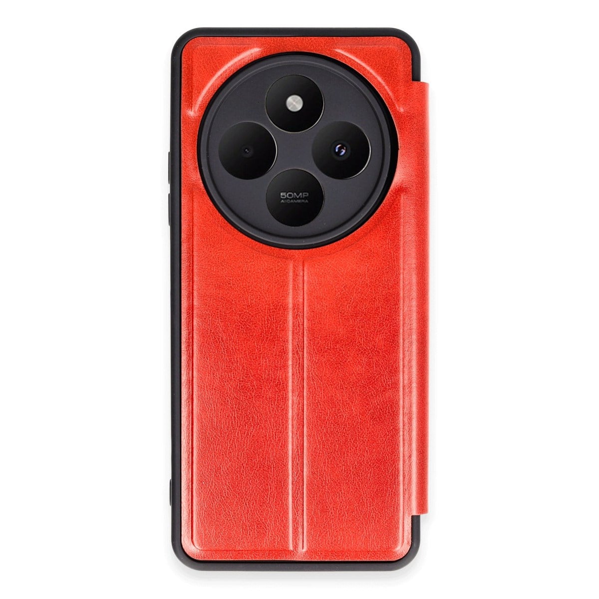 Redmi 14C Kılıf Flip Cover - Kırmızı