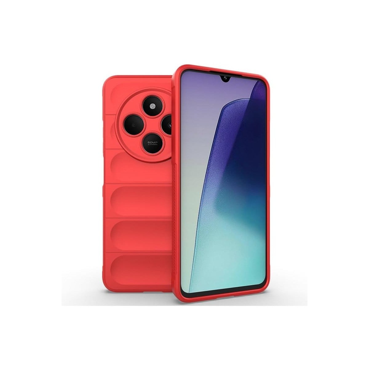 Redmi 14C Kılıf Optimum Silikon - Kırmızı
