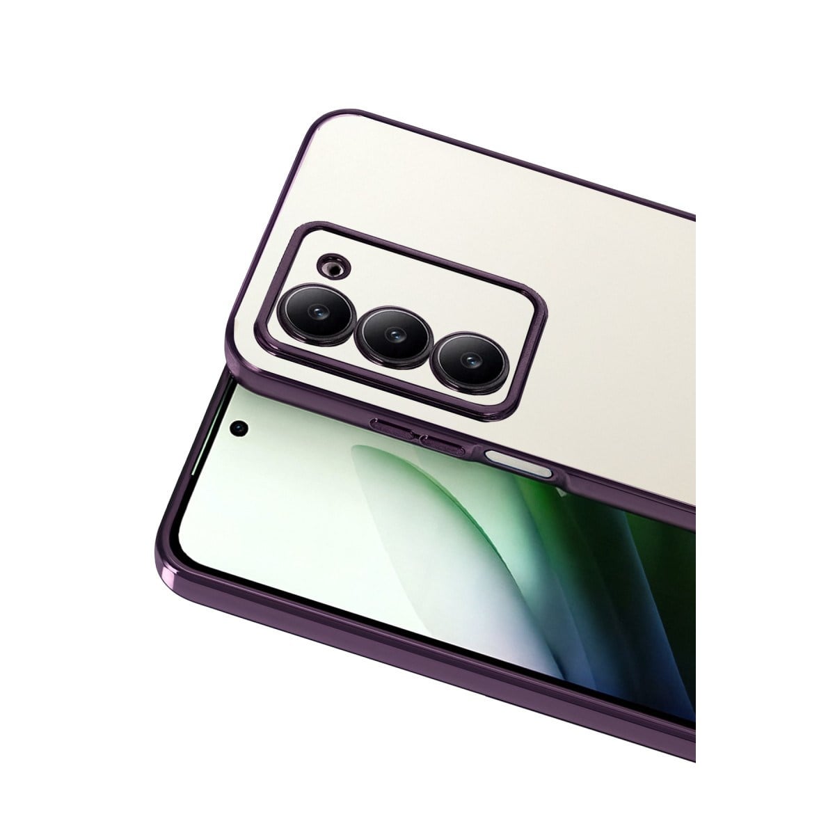 Redmi 15 4G Razer Lensli Silikon - Mor