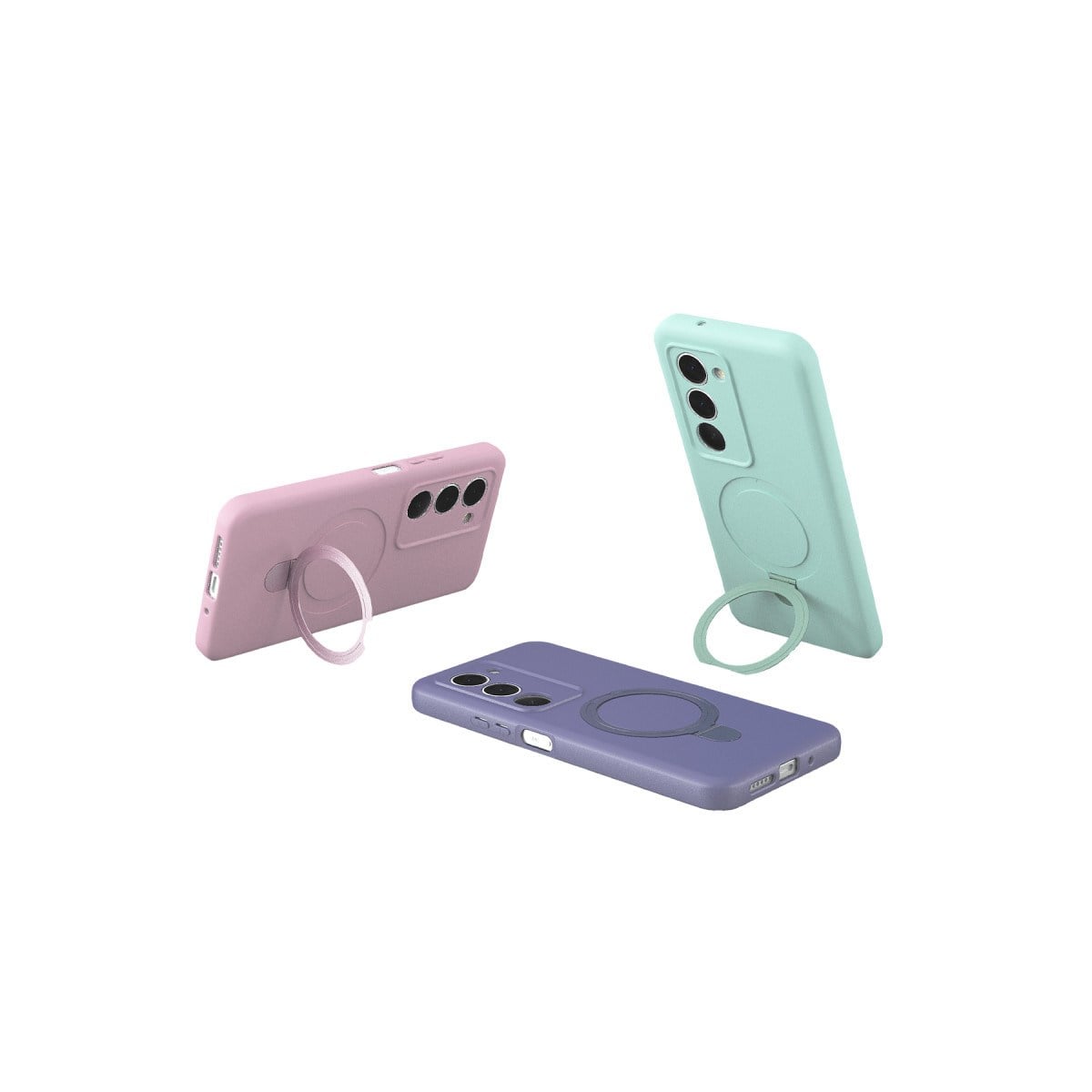 Redmi 15 4G Regal Magsafe Standlı Kapak - Siyah
