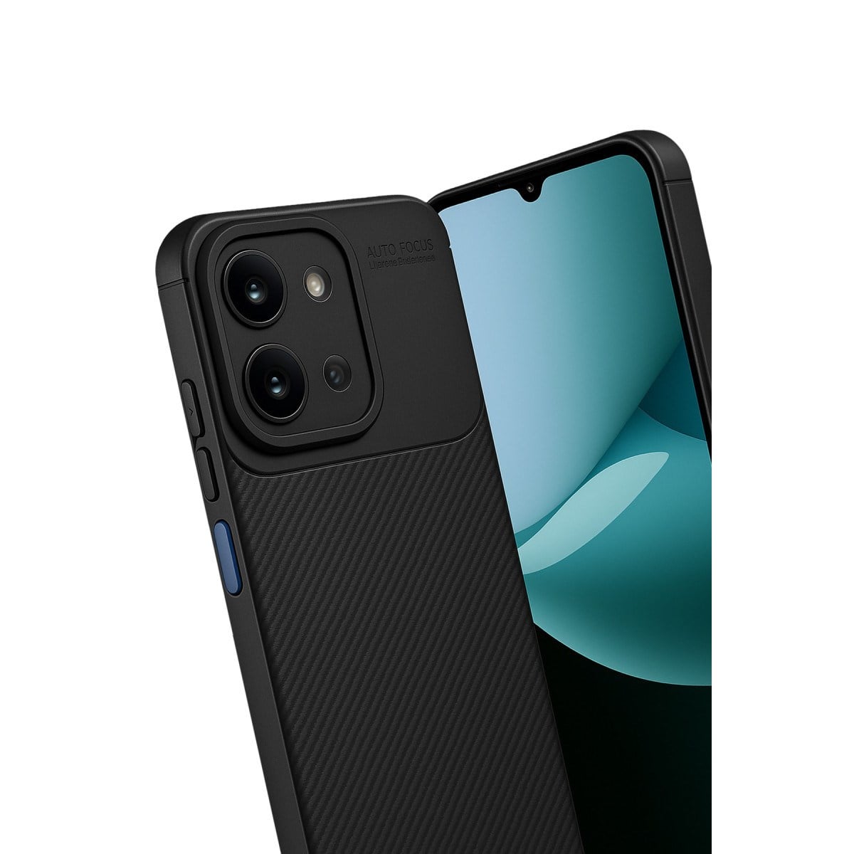Redmi 15C 4G Auto Focus Karbon Kapak - Siyah