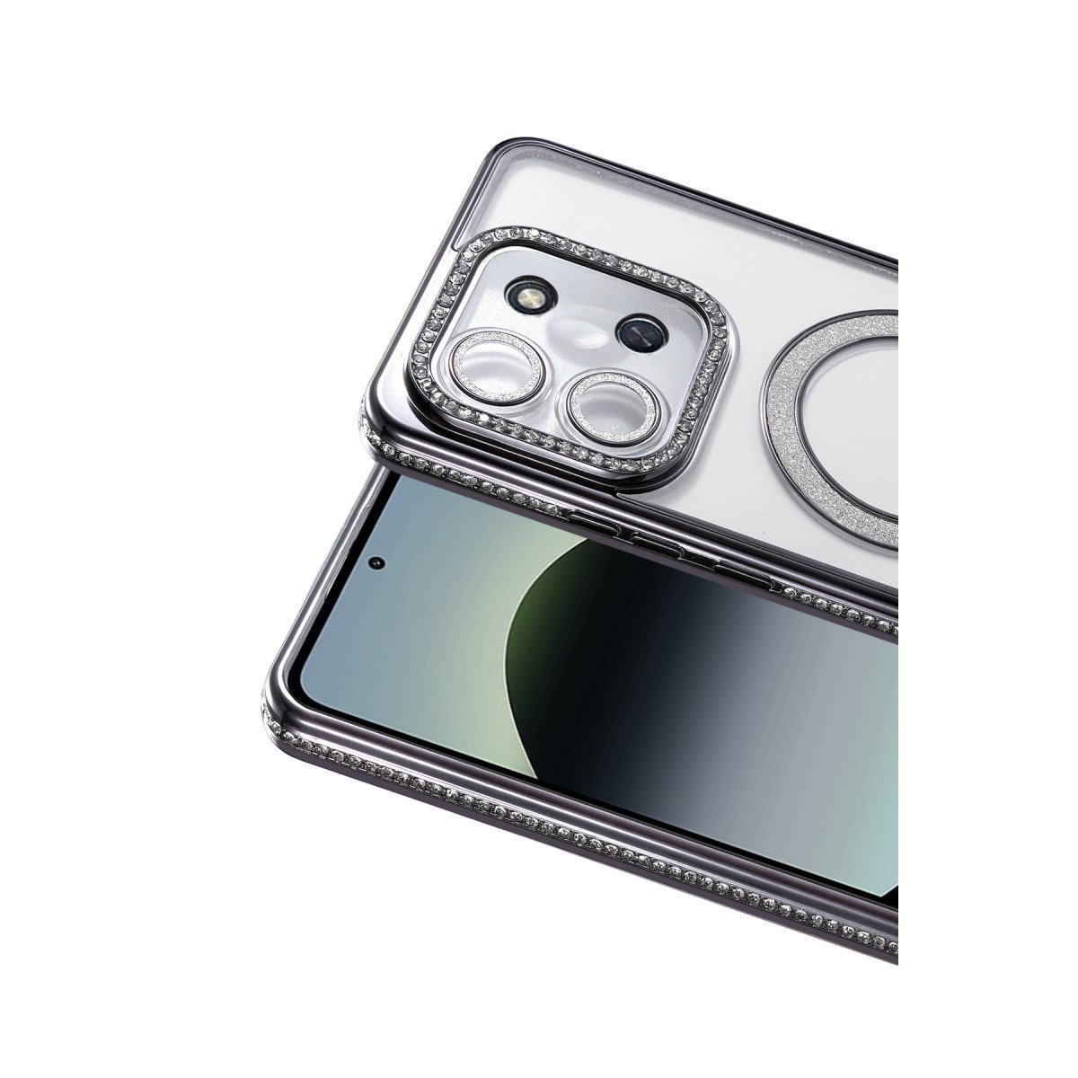 Redmi 15C 4G Joke Simli Magneticsafe Kılıf - Siyah