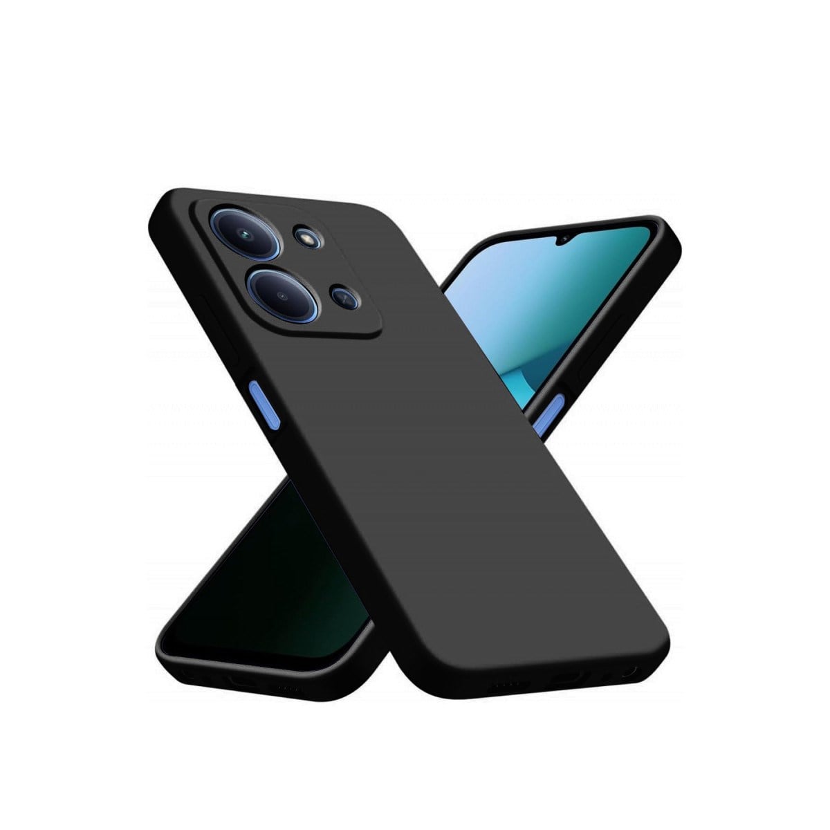 Redmi 15C 4G Nano içi Kadife Silikon - Siyah
