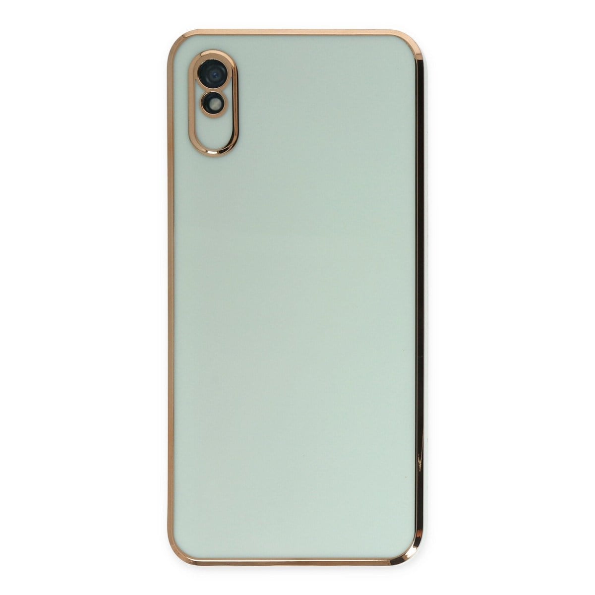Redmi 9A Kılıf Volet Silikon - Açık Yeşil