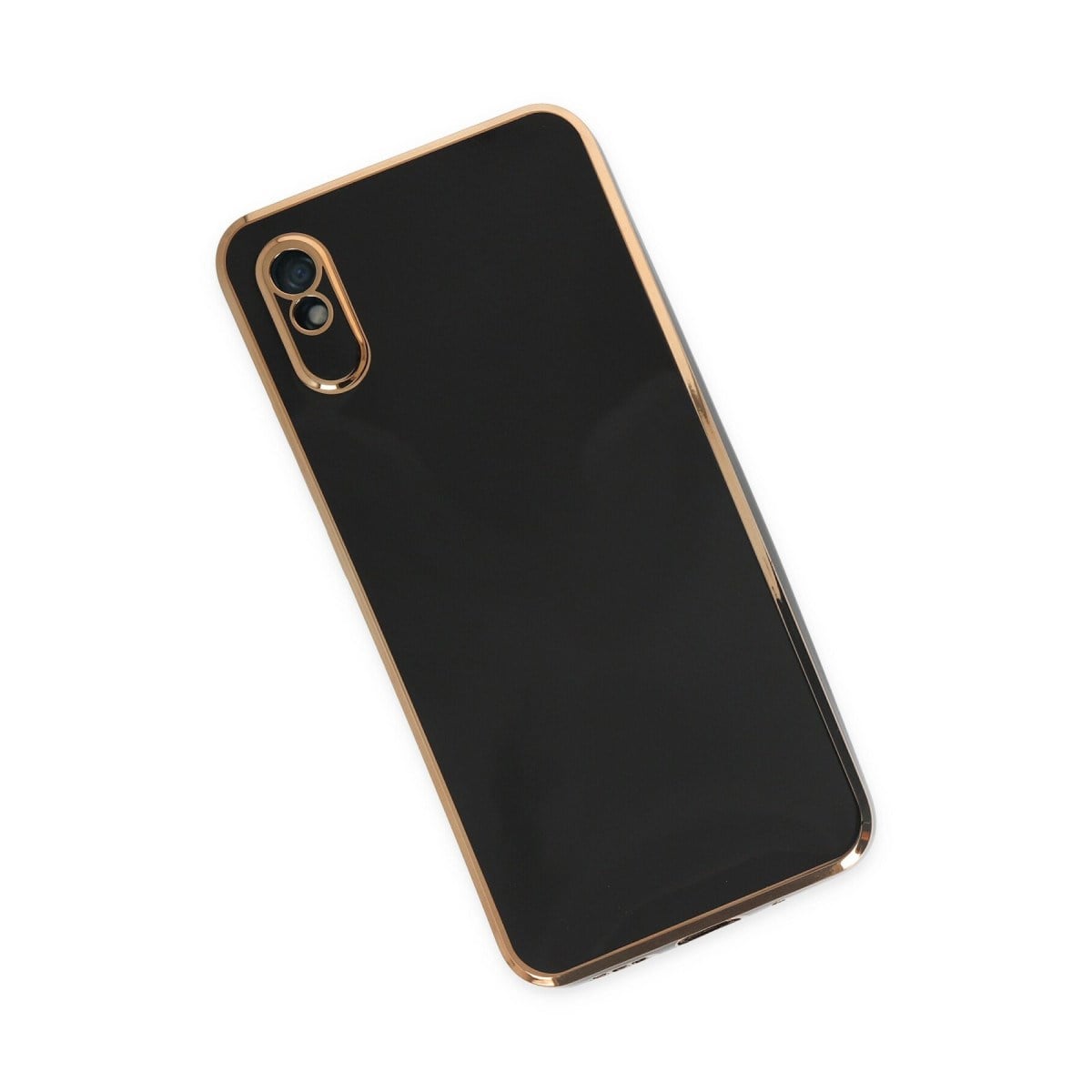 Redmi 9A Kılıf Volet Silikon - Siyah