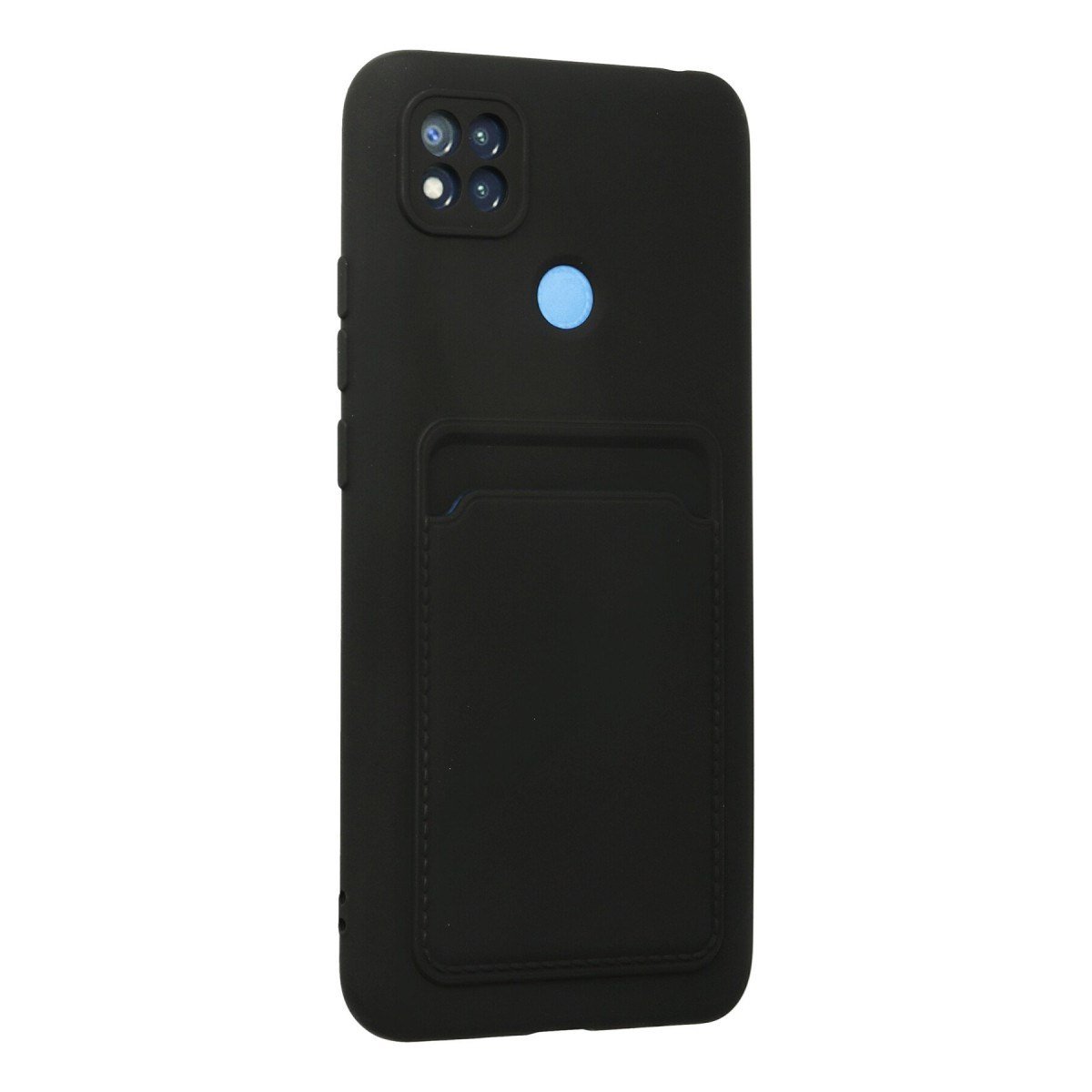 Redmi 9C Kılıf Kelvin Kartvizitli Silikon - Siyah