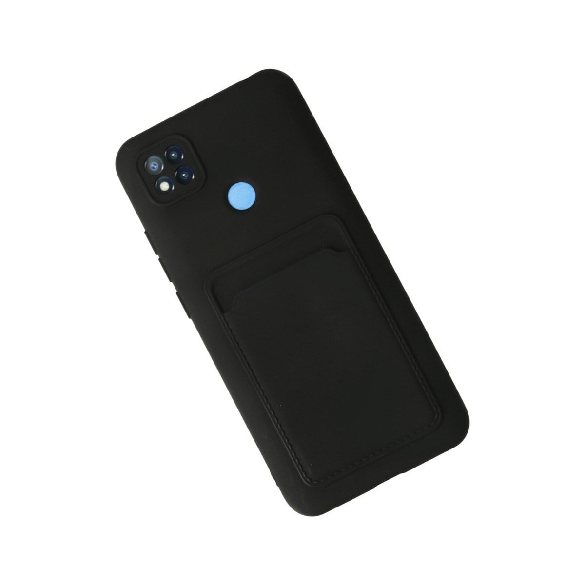 Redmi 9C Kılıf Kelvin Kartvizitli Silikon - Siyah