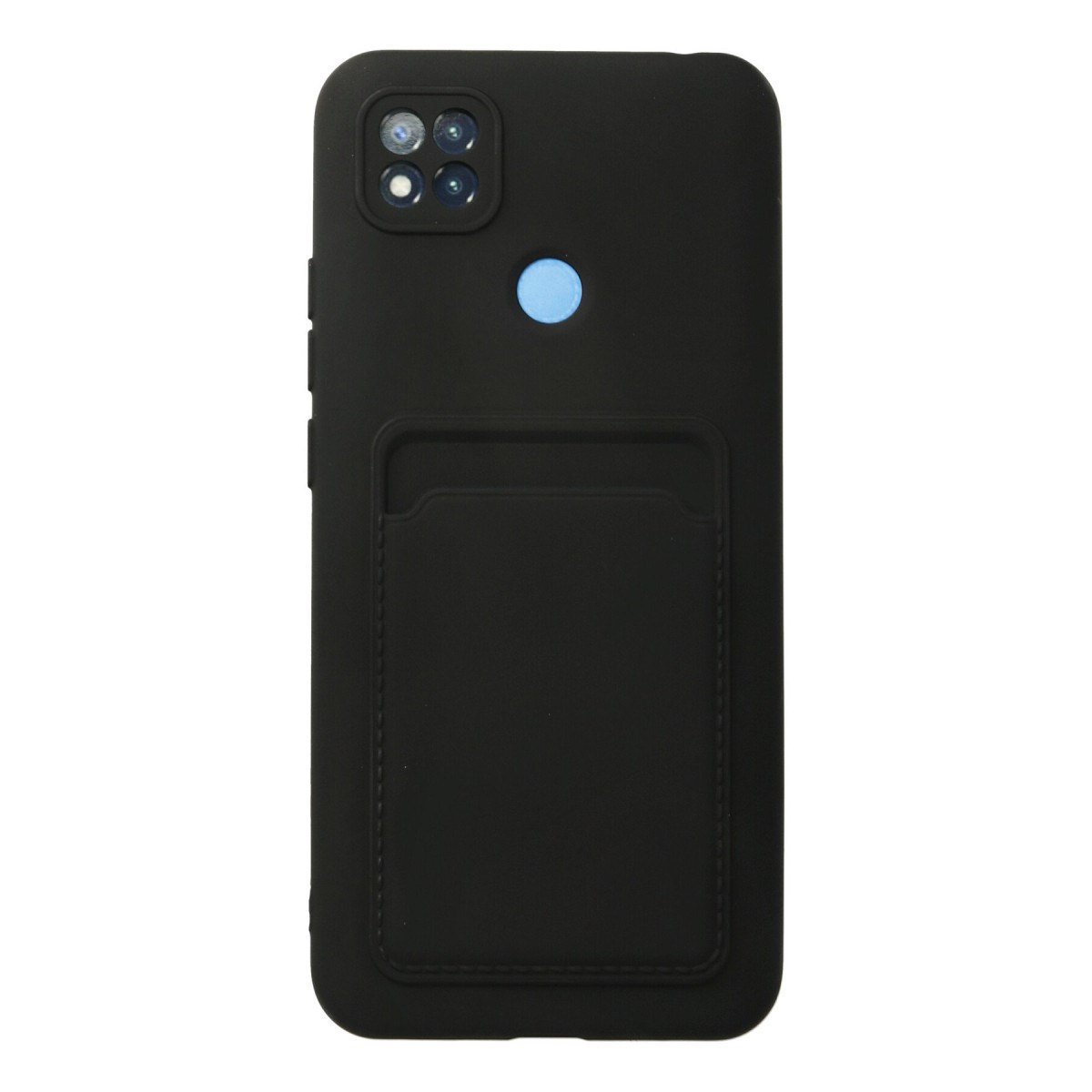 Redmi 9C Kılıf Kelvin Kartvizitli Silikon - Siyah