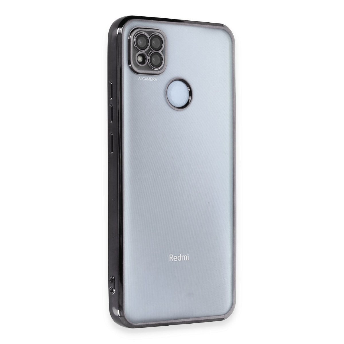 Redmi 9C Kılıf Razer Lensli Silikon - Siyah
