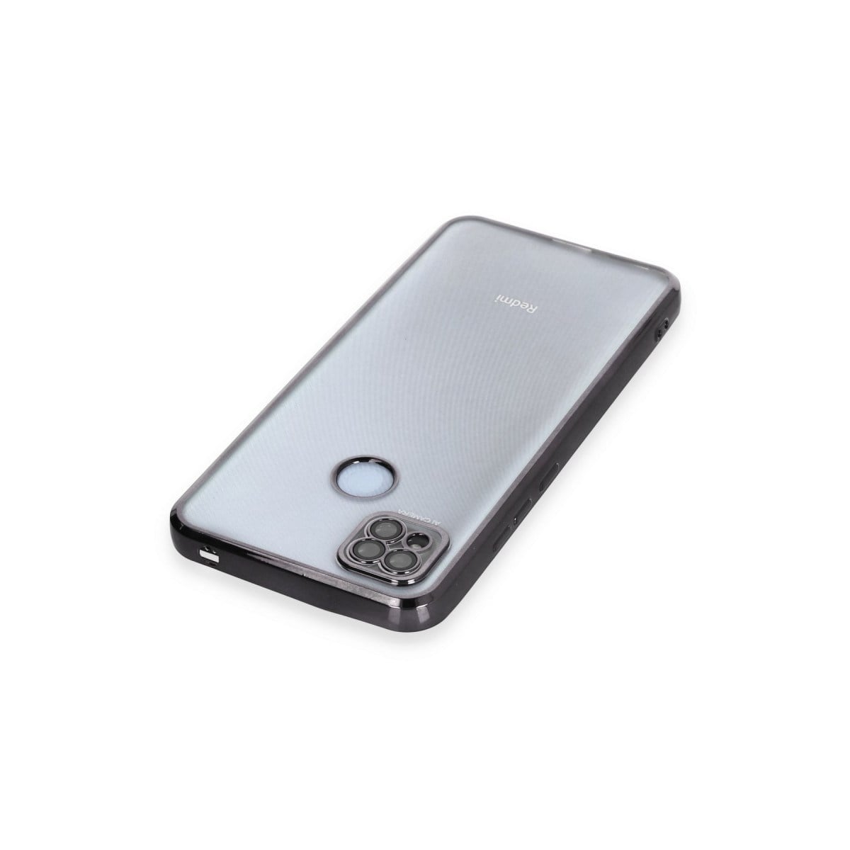 Redmi 9C Kılıf Razer Lensli Silikon - Siyah
