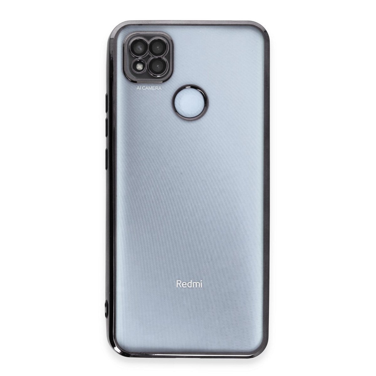 Redmi 9C Kılıf Razer Lensli Silikon - Siyah