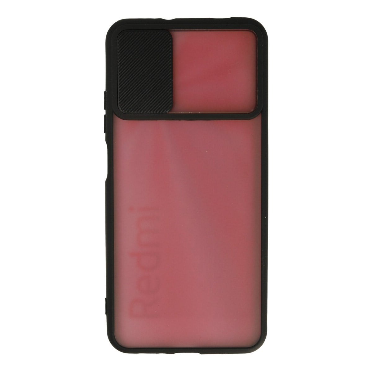 Redmi 9T Kılıf Palm Buzlu Kamera Sürgülü Silikon - Siyah
