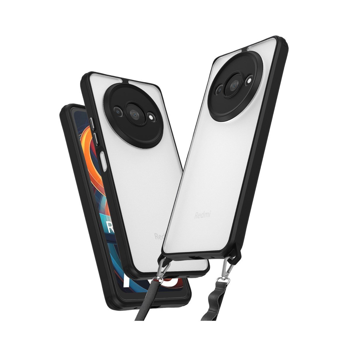 Redmi A3 4G Kılıf Penta Silikon Kılıf - Siyah