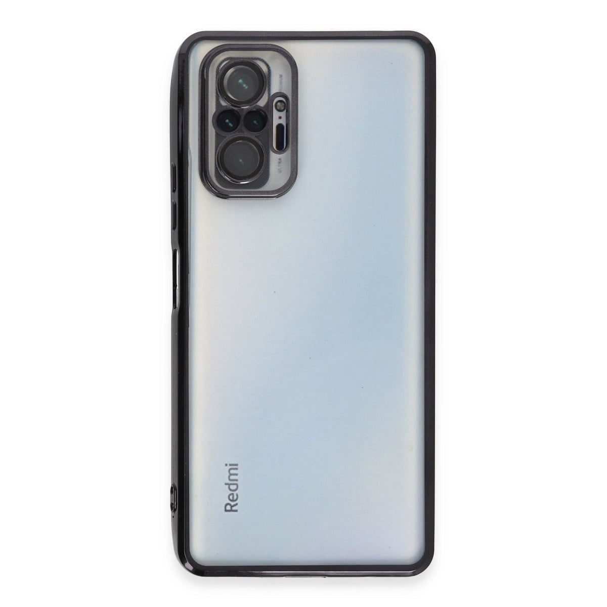 Redmi Note 10 Pro Kılıf Razer Lensli Silikon - Siyah