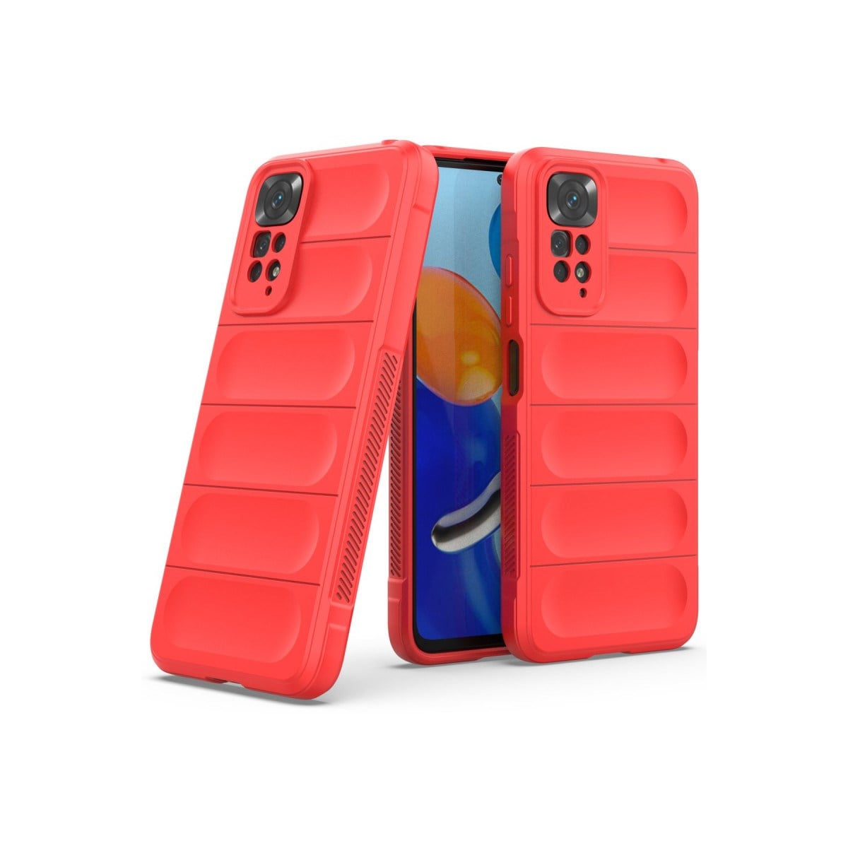Redmi Note 11 Kılıf Optimum Silikon - Kırmızı