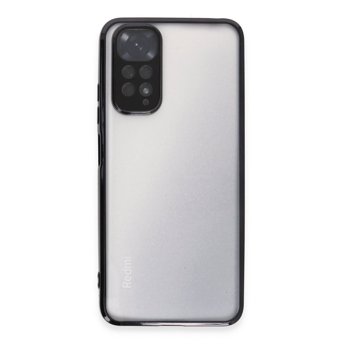 Redmi Note 11 Kılıf Razer Lensli Silikon - Siyah