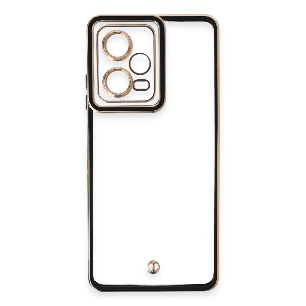 Redmi Note 12 5G Kılıf Liva Lens Silikon - Siyah