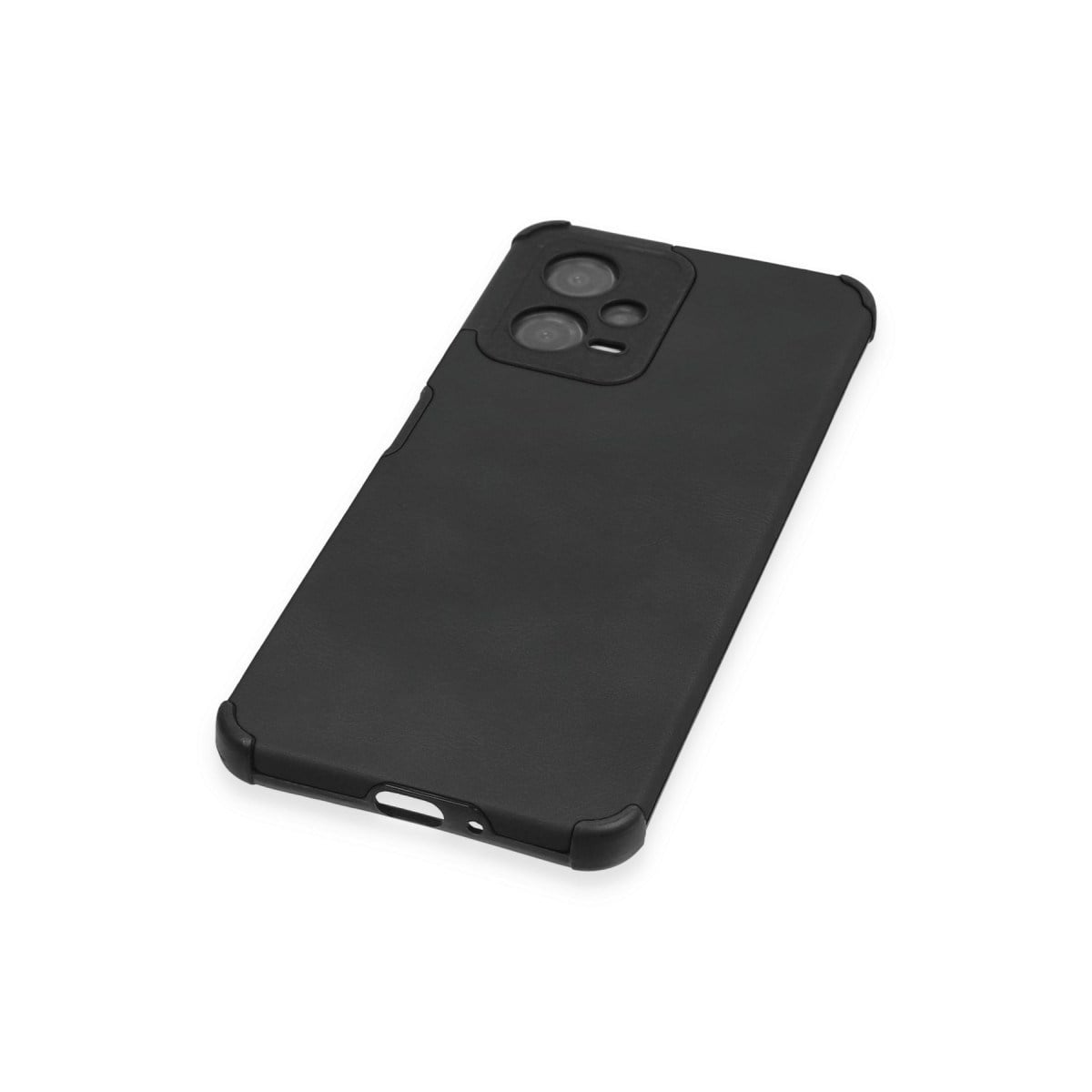 Redmi Note 12 5G Kılıf Loop Deri Silikon - Siyah