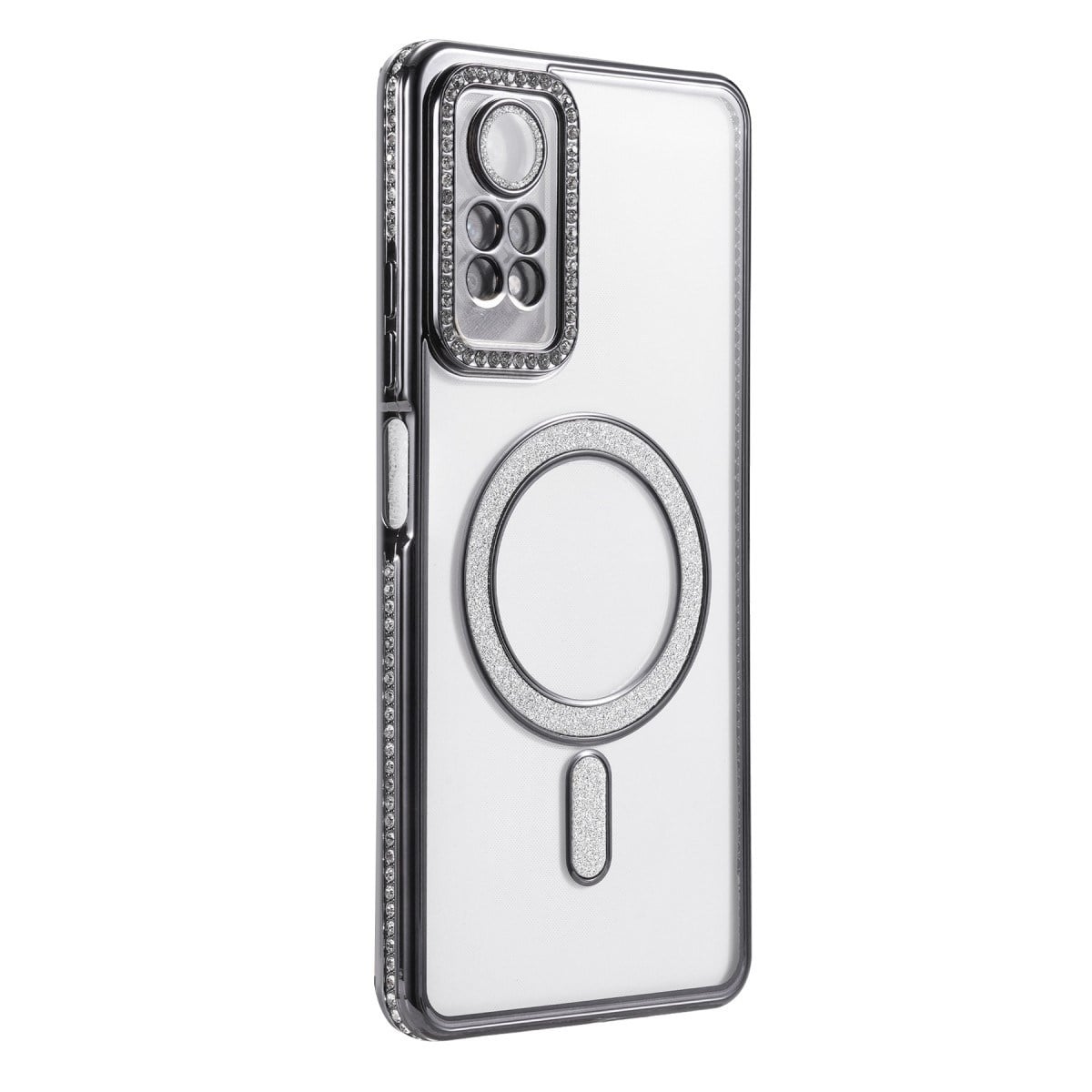 Redmi Note 12 Pro 4G Joke Simli Magneticsafe Kılıf - Siyah