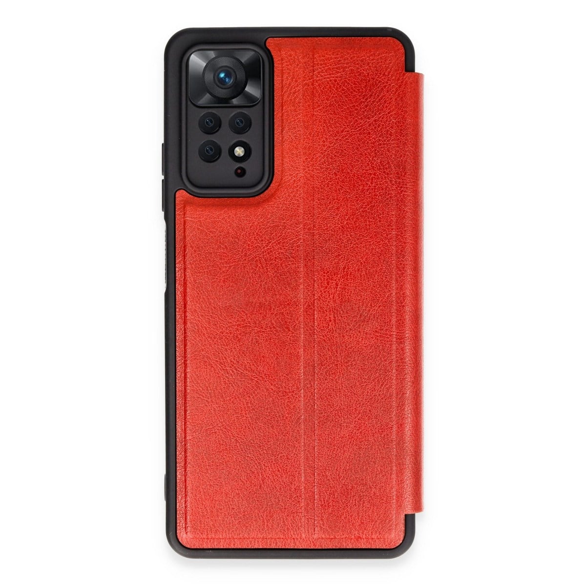Redmi Note 12 Pro 4G Kılıf Flip Cover - Kırmızı