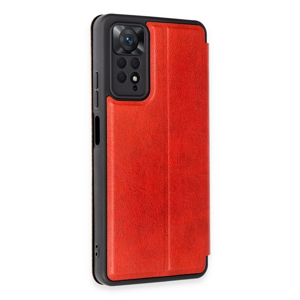 Redmi Note 12 Pro 4G Kılıf Flip Cover - Kırmızı