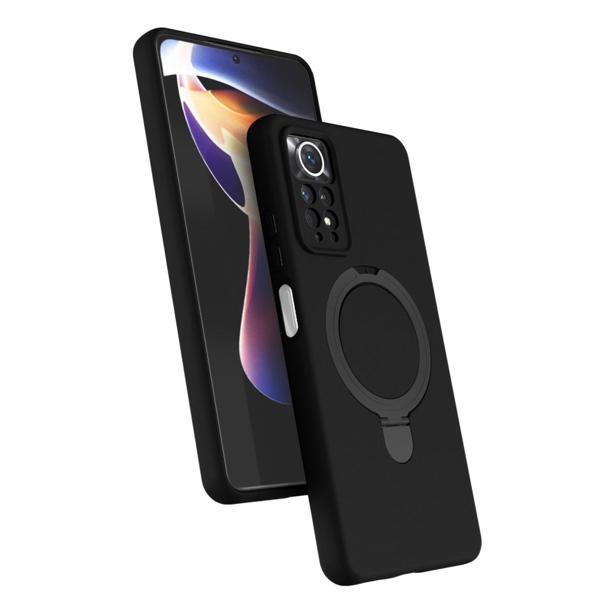 Redmi Note 12 Pro 4G Regal Magsafe Standlı Kapak - Siyah