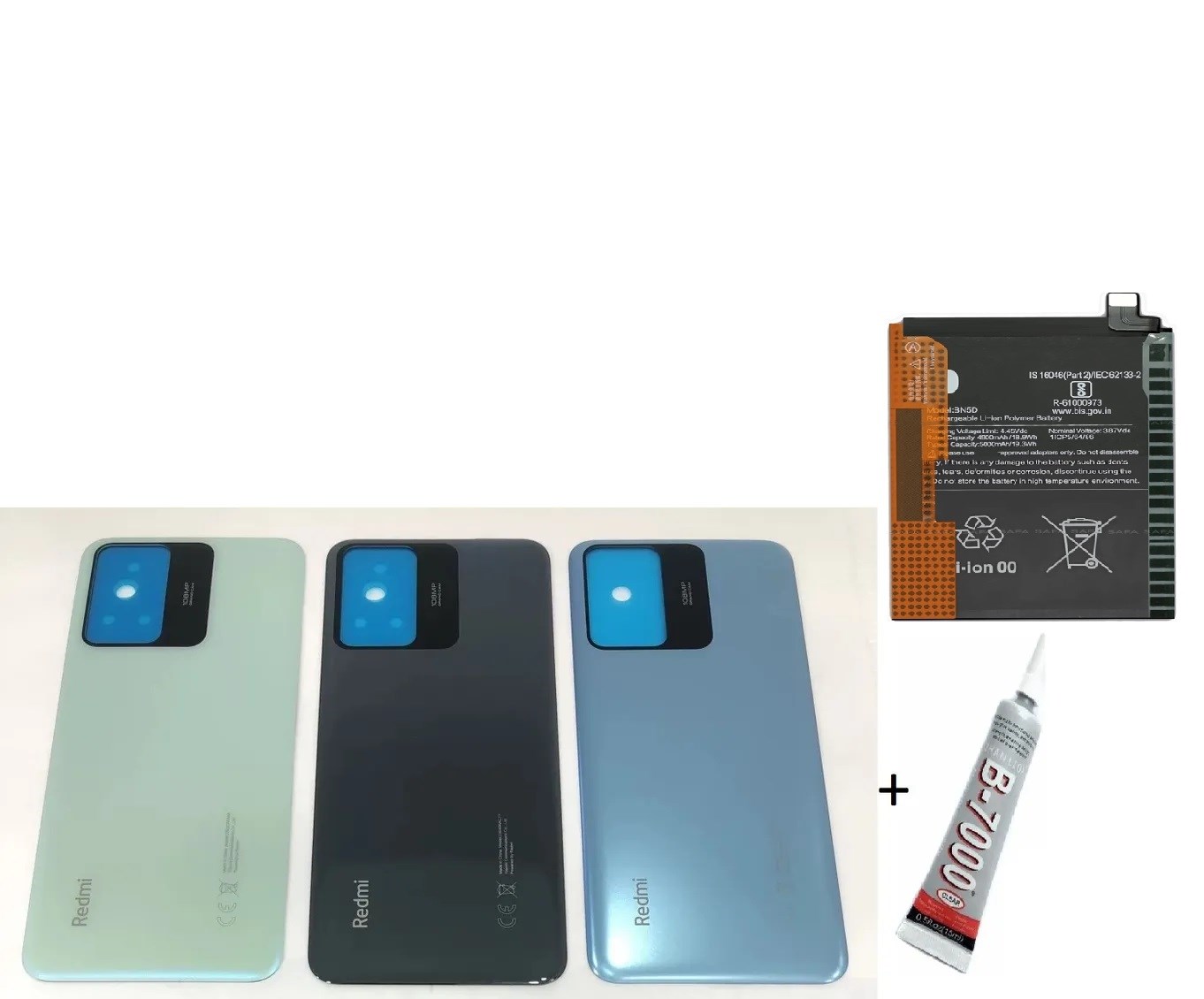 REDMİ NOTE 12S ARKA BATARYA KAPAĞI ,BATARYA VE B70