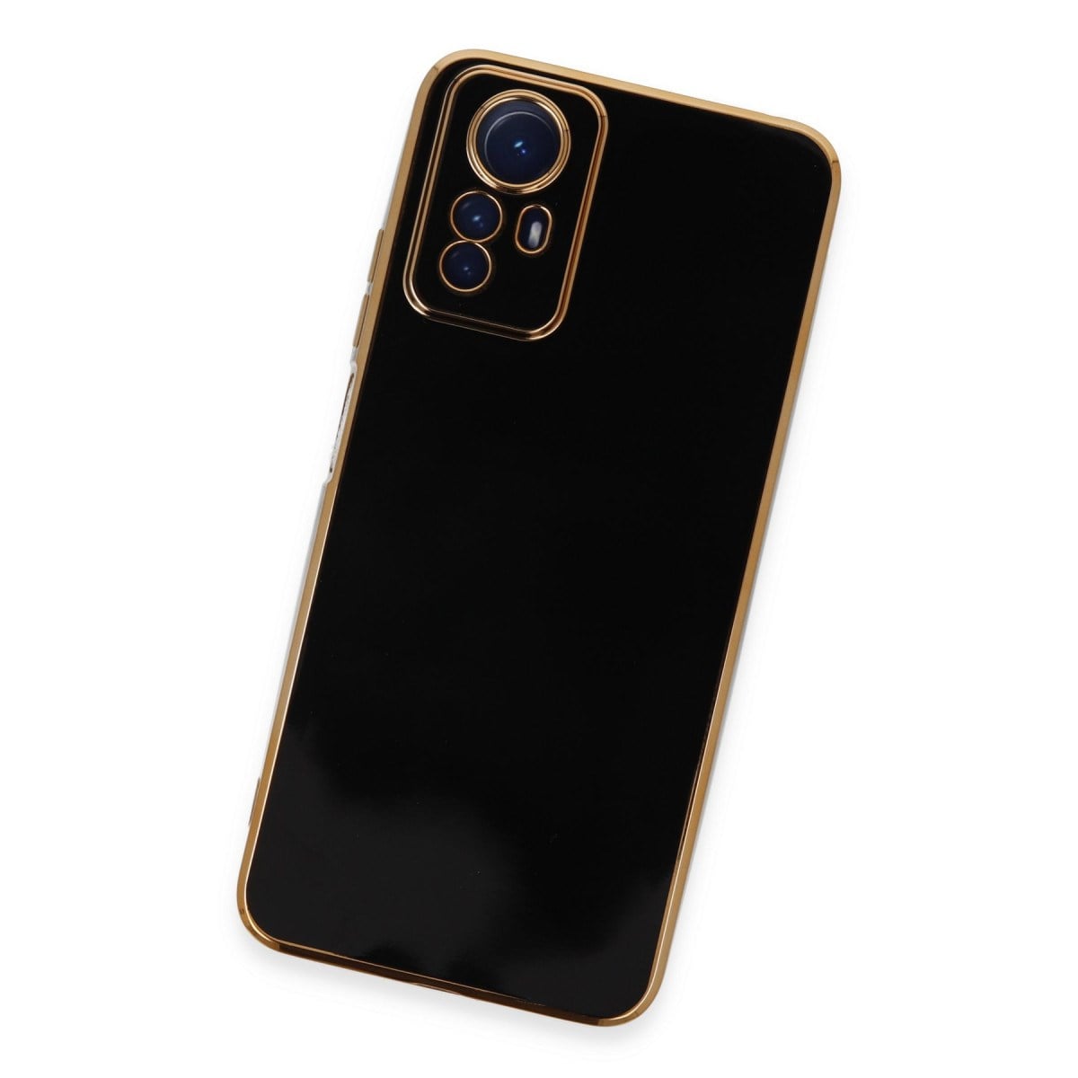 Redmi Note 12S Kılıf Volet Silikon - Siyah