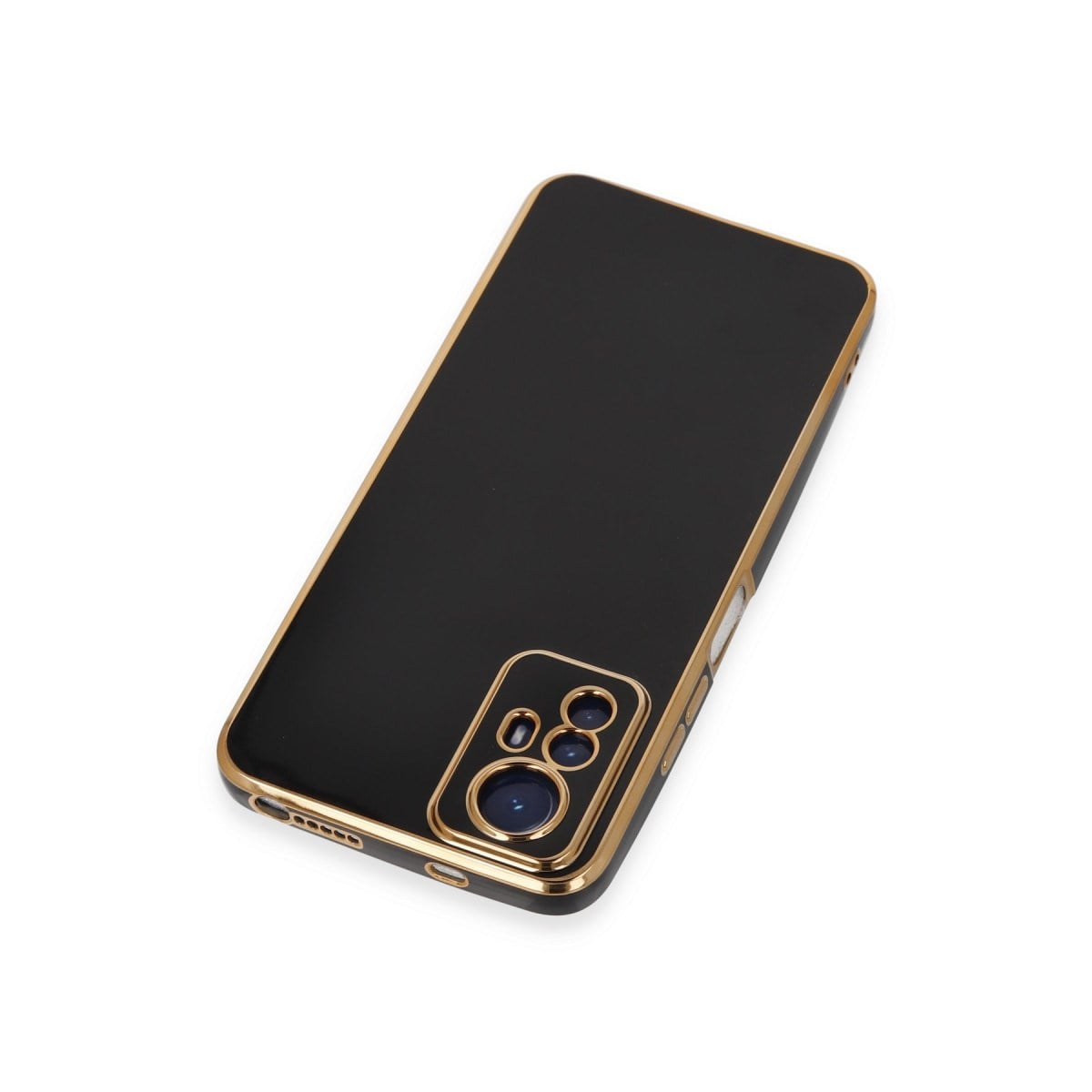 Redmi Note 12S Kılıf Volet Silikon - Siyah