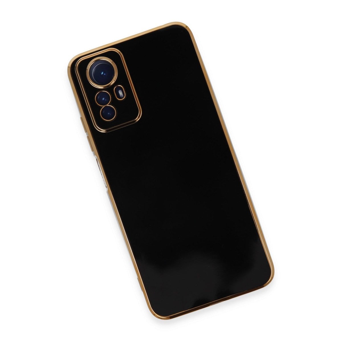 Redmi Note 12S Kılıf Volet Silikon - Siyah