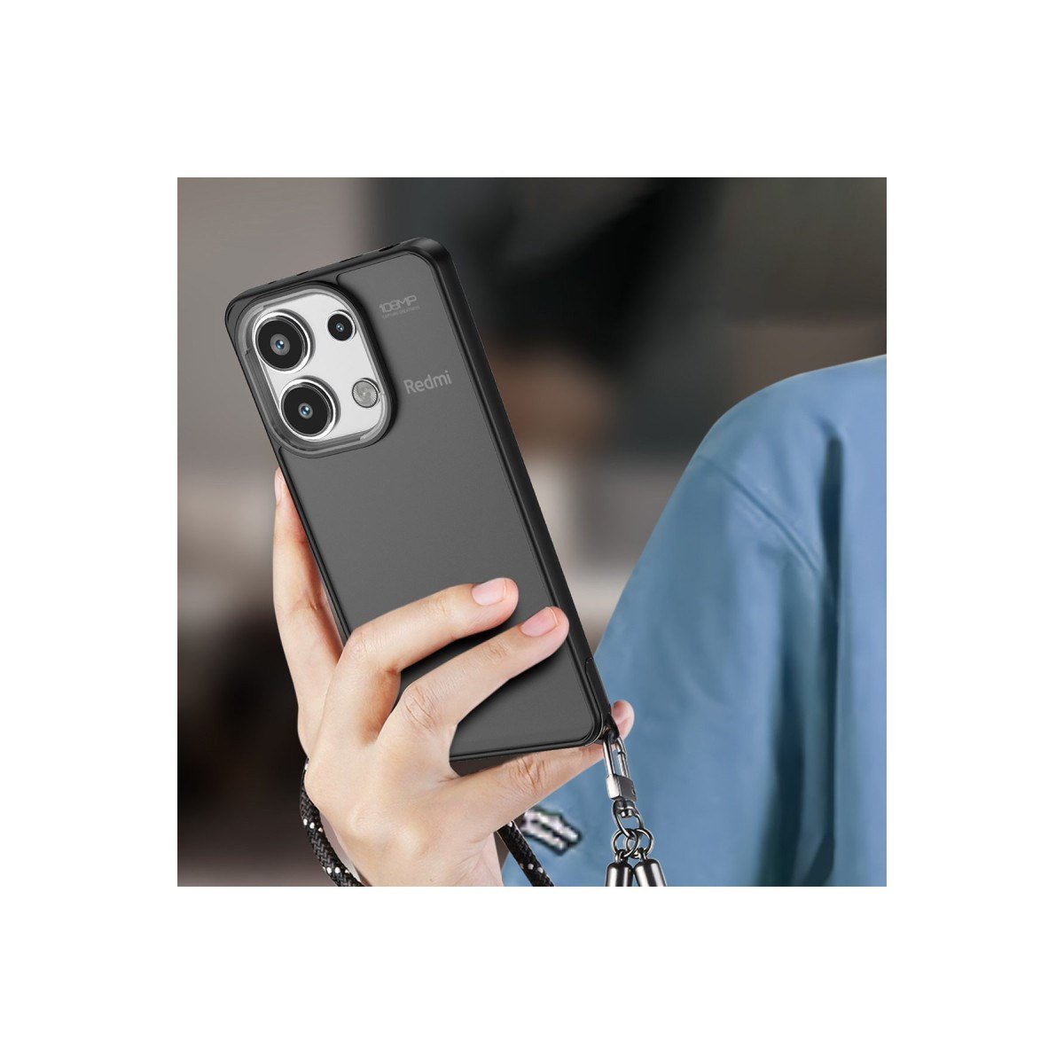 Redmi Note 13 4G Kılıf Elegant Kapak - Siyah