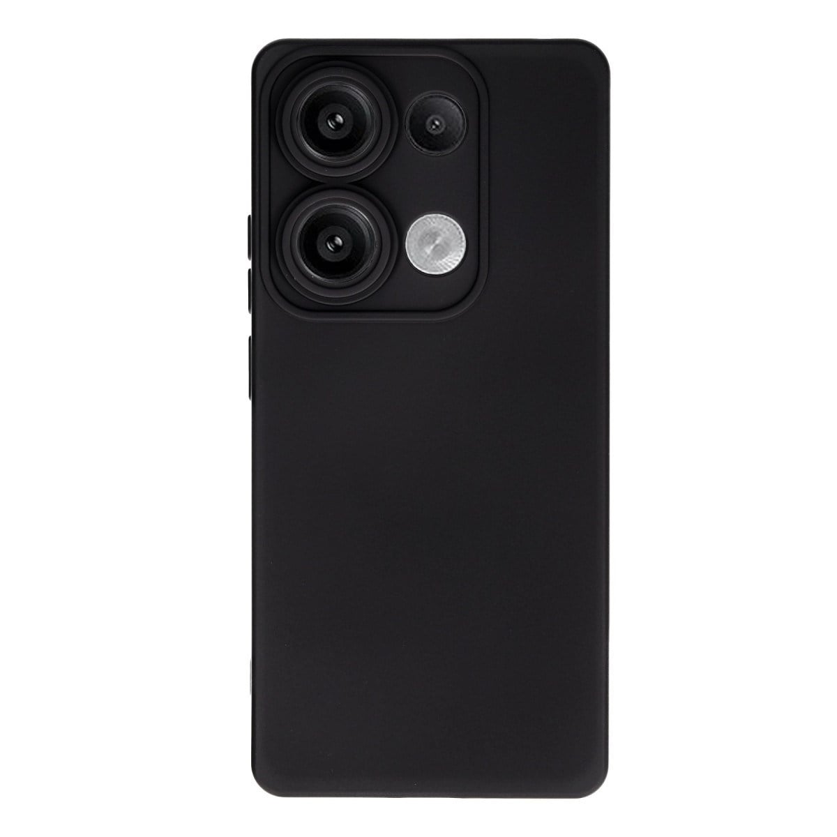 Redmi Note 13 4G Kılıf Nano içi Kadife Silikon - Siyah
