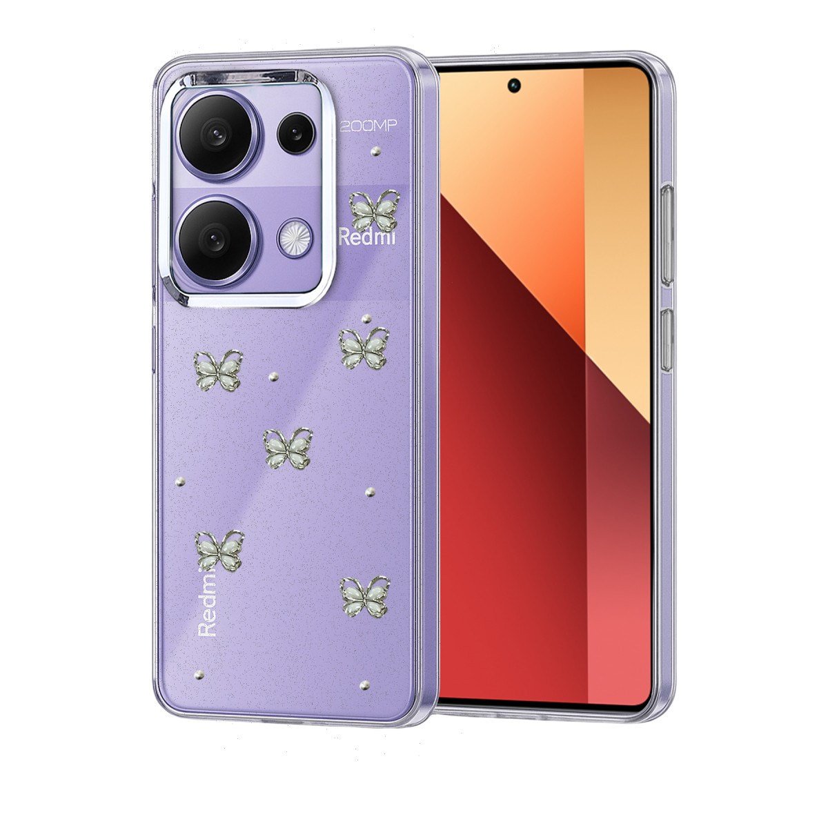 Redmi Note 13 Pro 4G Fiyonk Desenli Kapak - Desen 9