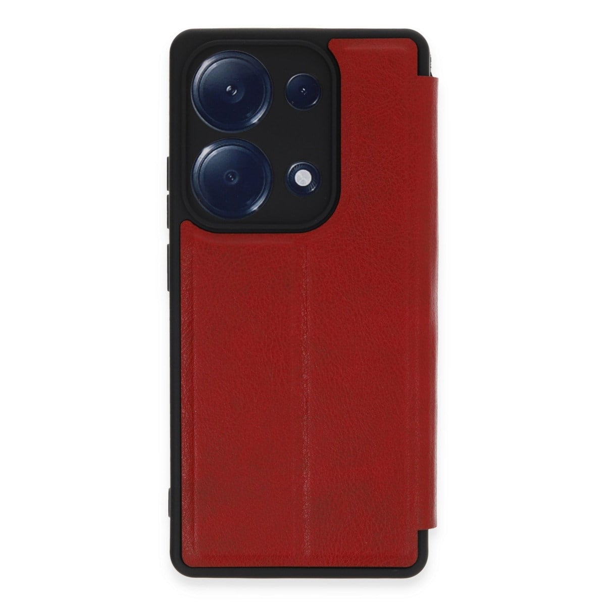 Redmi Note 13 Pro 4G Kılıf Flip Cover - Kırmızı