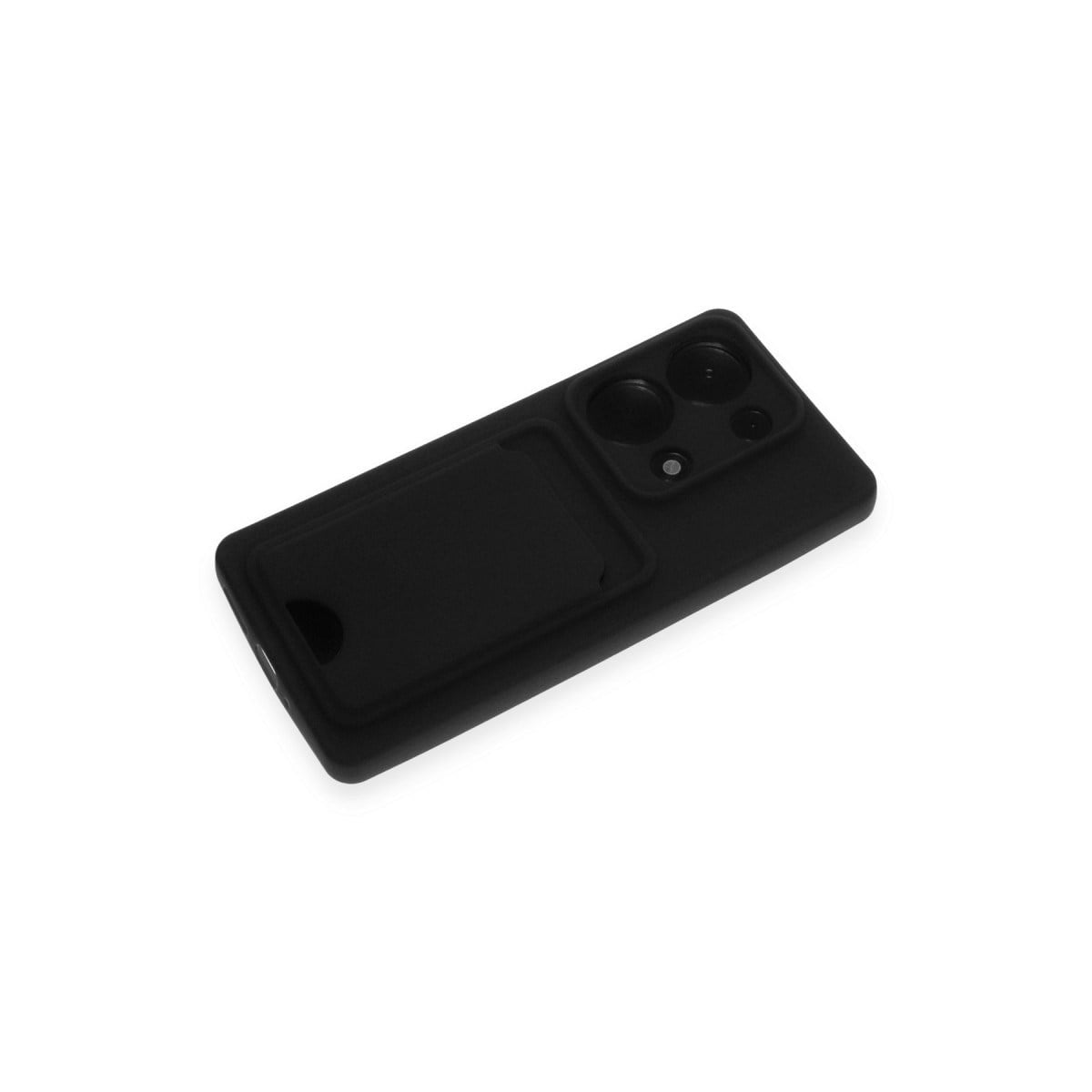 Redmi Note 13 Pro 4G Kılıf Kelvin Kartvizitli Silikon - Siyah