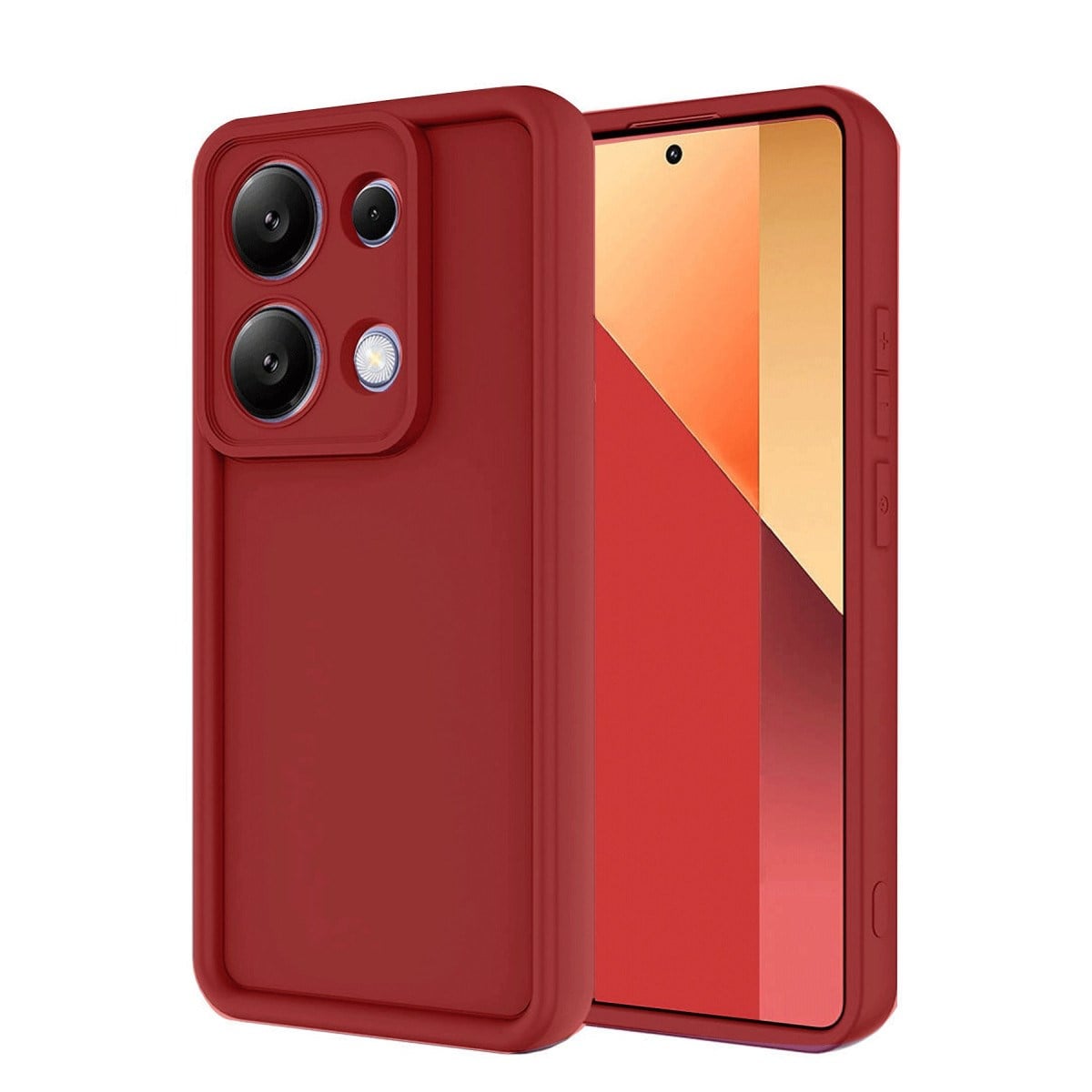 Redmi Note 13 Pro 4G Kılıf Viera Silikon - Kırmızı