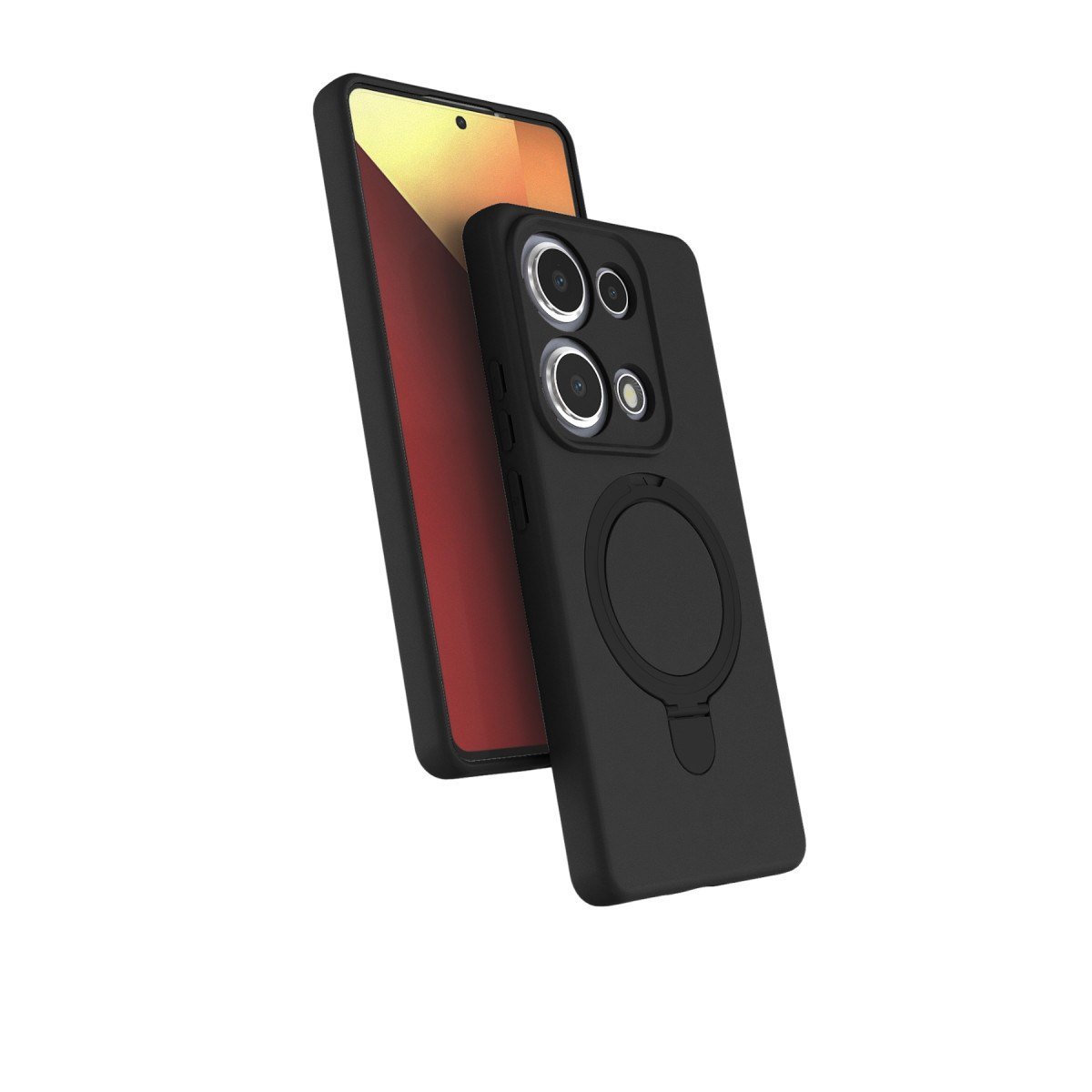 Redmi Note 13 Pro 4G Regal Magsafe Standlı Kapak - Siyah